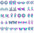 MARFOREVER 40 Pcs/20 Pairs Suicide Awareness Charms, Suicide Prevention Charms by MARFOREVER