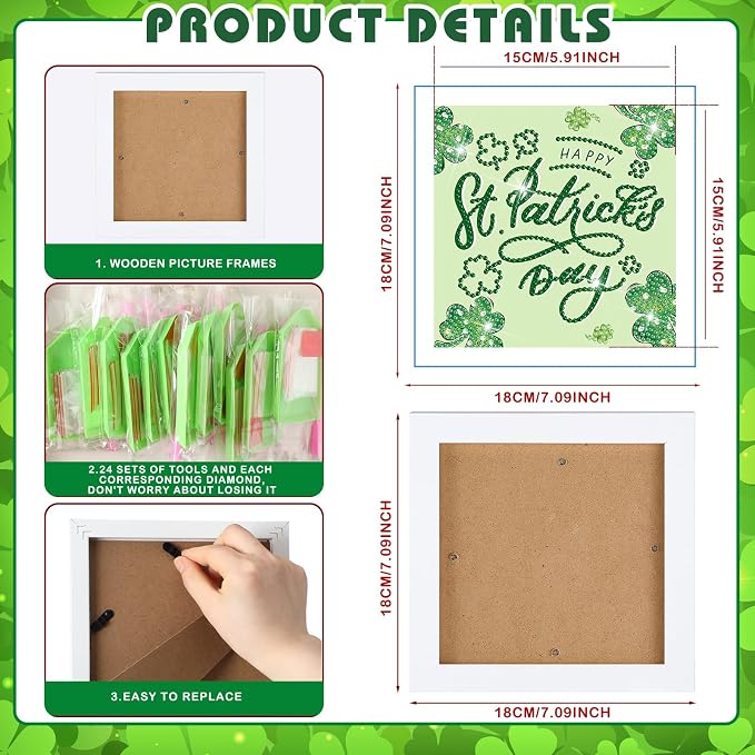 Trandraft 26 Pcs Fall Interchangeable Holiday Diamond Art Kits - Image 2