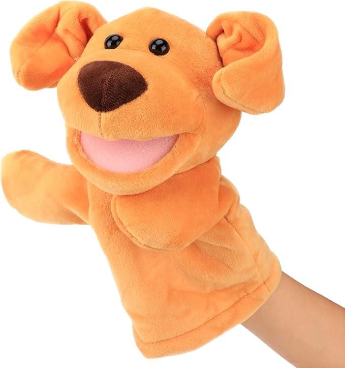 Easfan Puppy Hand Puppet Soft Animal Plush Toy - Image 7