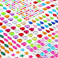 407pcs Gem Stickers Crafts for Kids, Self Adhesive Jewel Stickers, Acrylic by Hoiny