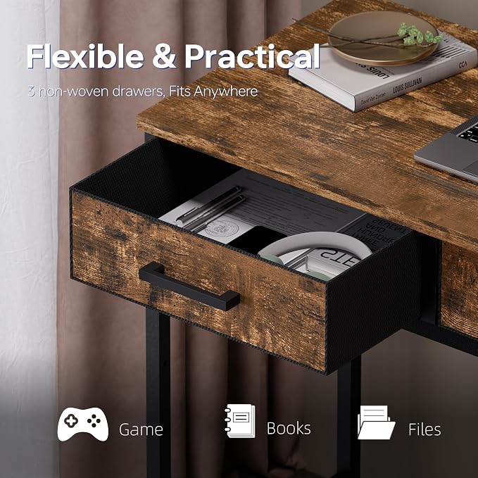 Pamray 47 Inch Small Computer Desk - Image 5