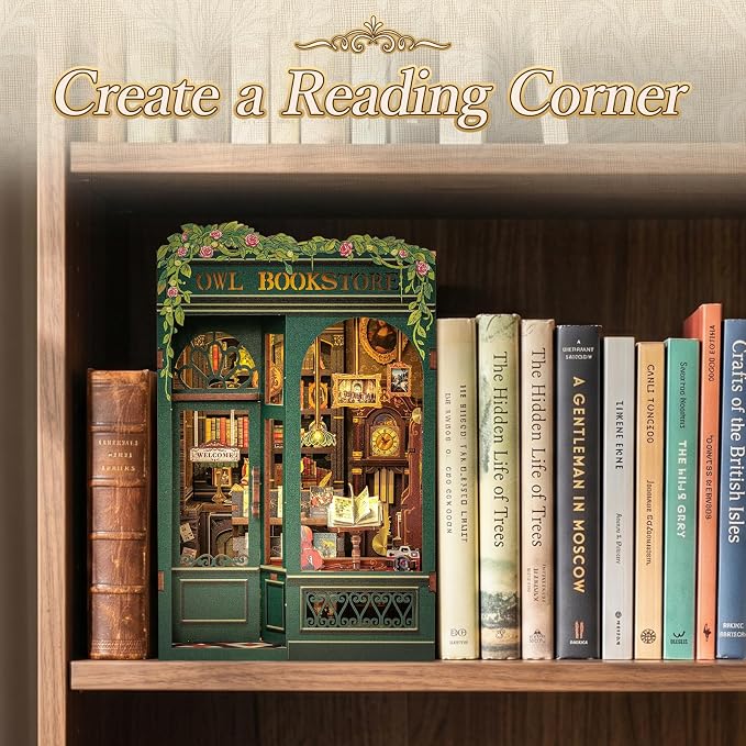 Fsolis Book Nook Kit Booknook Bookshop - Image 2
