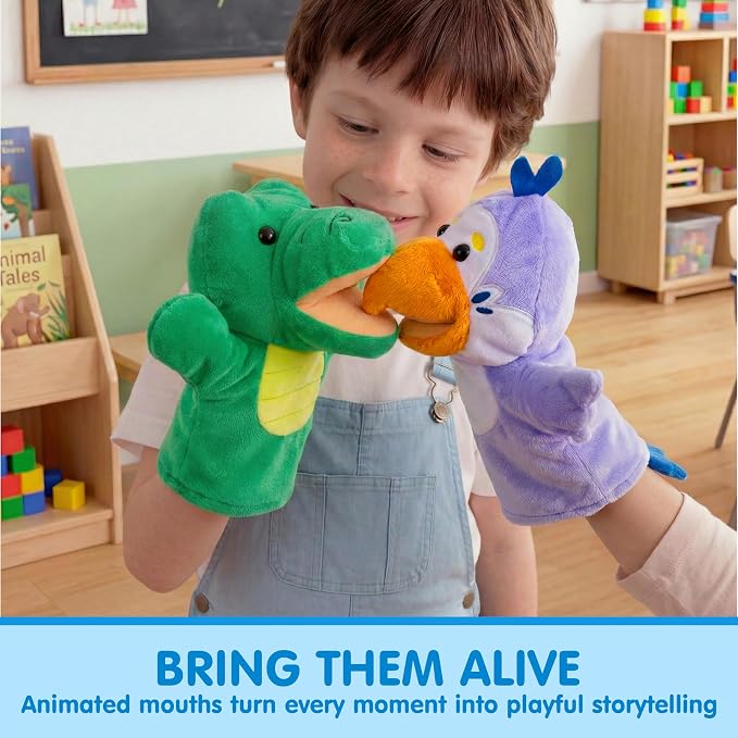 JOYIN 6Pcs Kids Hand Puppet Set - Image 2