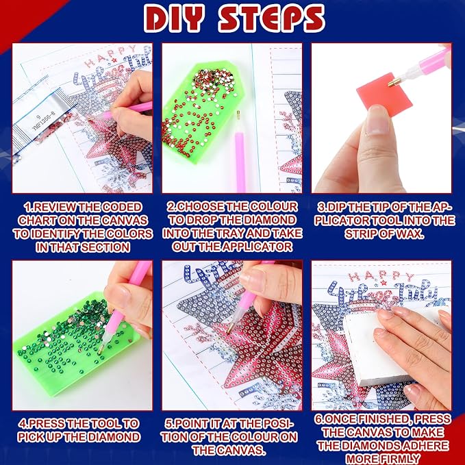 Trandraft 13 Pcs Fall Holiday Diamond Art Kits - Image 4