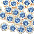200 PCS 12MM Crystal Glass Sew on Rhinestones Jewels Gems by Unknown