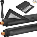 2PCS HVAC Copper Pipe Insulation Cover 3FT, 36×10.2 Inch with 15 Zip Ties 3-Layer 600D Oxford HVAC Line Insulation Sleeve for Outdoor, AC Pipe Insulation for Central Air Conditioning and Mini Splits