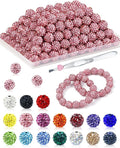 120PCS FIVEIZERO Dark Pink Rhinestone Beads by FIVEIZERO