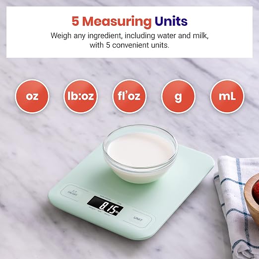 Etekcity Food Kitchen Scale, Digital Grams and Ounces, Medium | Tare function - Image 3
