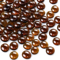 CYS EXCEL Amber Glass Gemstone Beads Vase Fillers Flat Marble Beads Multiple by CYSEXCEL%C2%AE