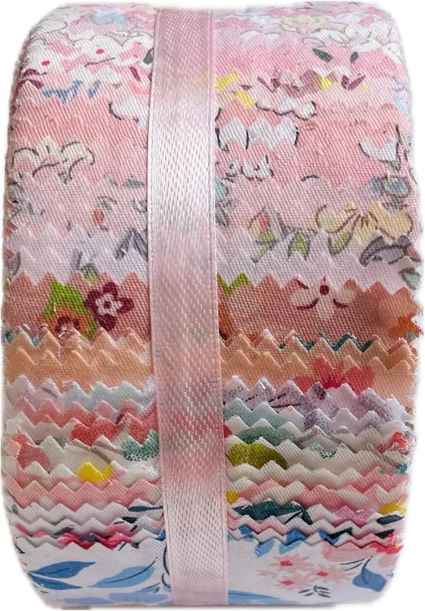 40 Strip Jelly Roll Fabric Strips - Image 6