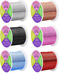 Mandala Crafts 8 GA Red Copper Black Assorted Anodized Aluminum Craft Wire | by MandalaCrafts