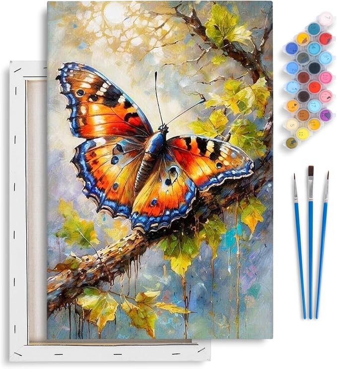 Yezavesu Framed Paint by Numbers Kit by Yezavesu