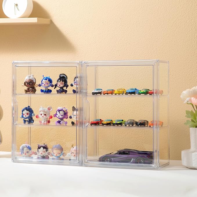 Attelite Acrylic Display Cases for Collectibles, Wall-Mounted Desktop，2 Pack | - Image 6