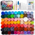 SOCNITC 70 Colors Needle Felting Kit, Wool Felting Kit by SOCNITC