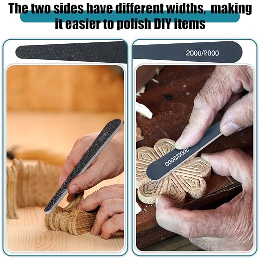 Honoson 20 Pcs Sanding Sticks for Plastic Models 3D Print Polishing Sticks - Image 3