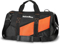 ValueMax 16-Inch Wide Mouth Tool Bag, Tool Organizer Tote Bag with Shoulder Strap, Heavy-duty Tool Storage Bag with 13 Pockets for HVAC, Plumber, Mechanic