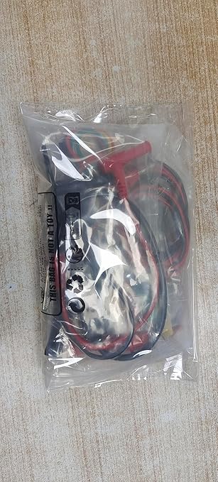Electrical Multimeter Test Leads Set with Alligator Clips Crocodile Alligator Clips Electrical Test Hook Test Probes Lead Professional Kit for Electric Circuit Connection, DIY School Experiments