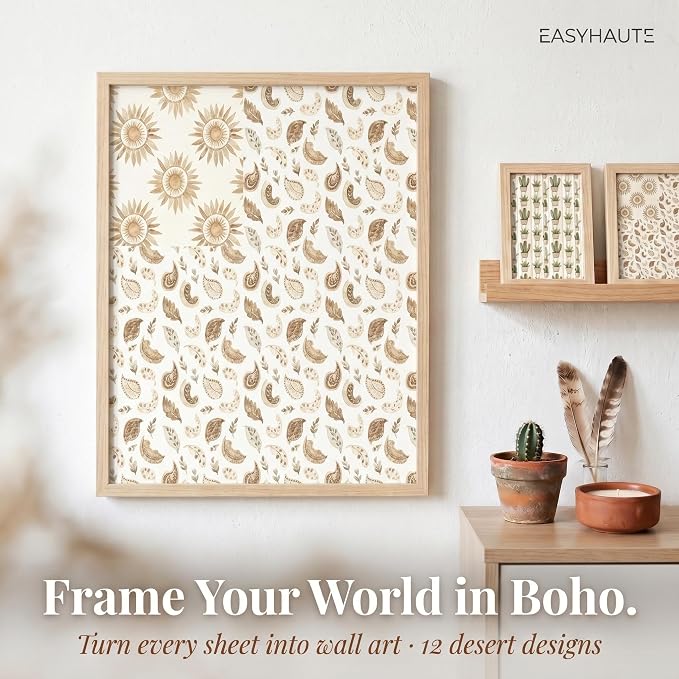 Scrapbook Paper & Scrapbooking Supplies, Boho 6x6 Double-Sided Patterned - Image 6