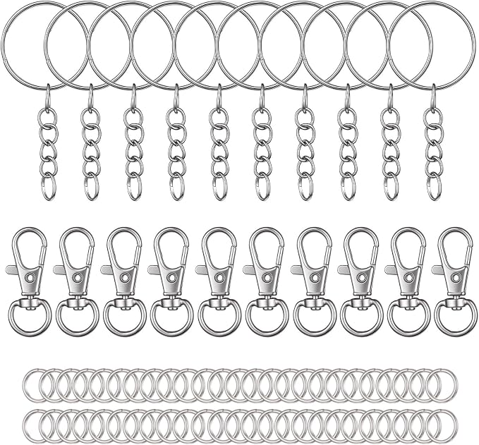 70 Pcs Keychain Making kit by Unknown