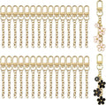 NCIWAN 30 PCS Keychain Making Kit Swivel Snap Hook Lobster Claw Clasps and by Unknown