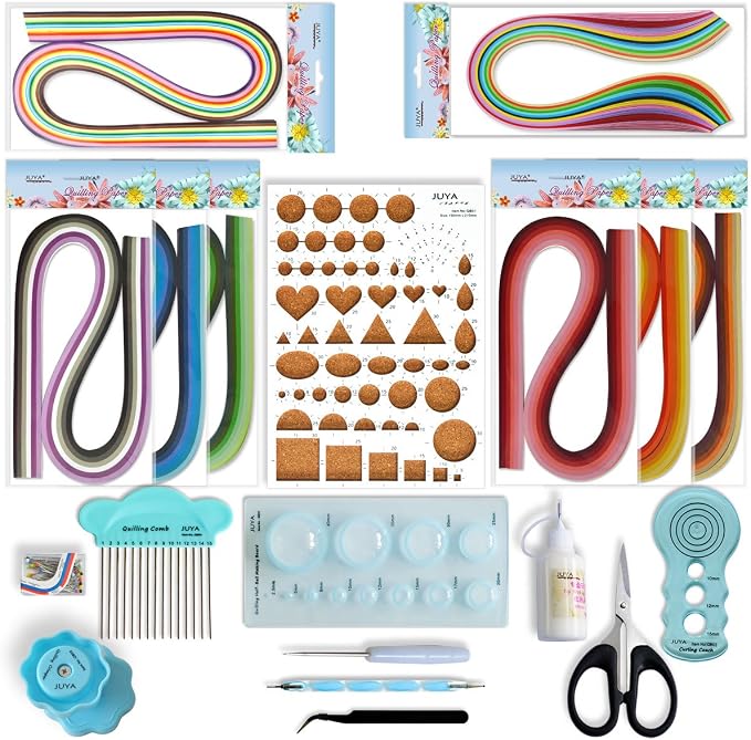 JUYA Paper Quilling Kit 960 Strips by JUYACrafts