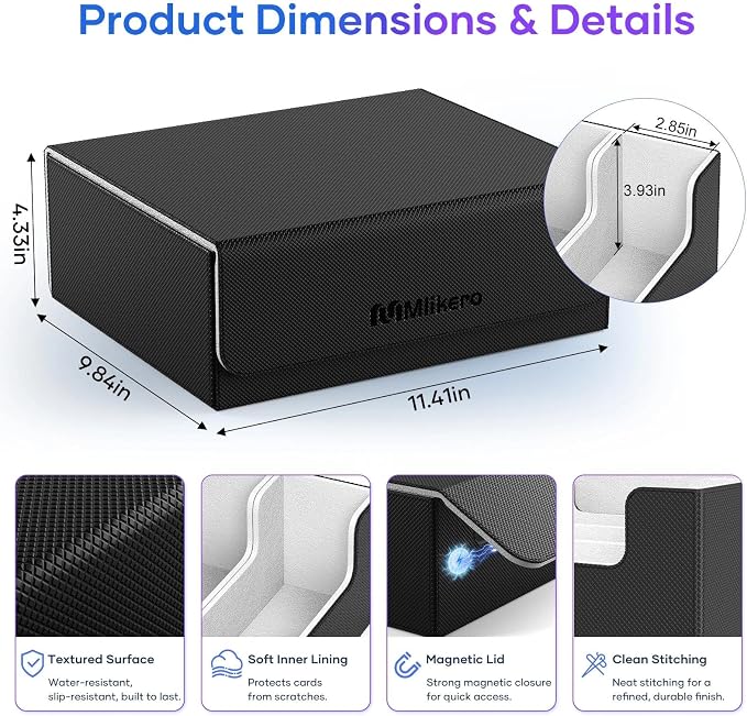 Mlikero Trading Card Storage Box, Bulk Card Storage - Image 6
