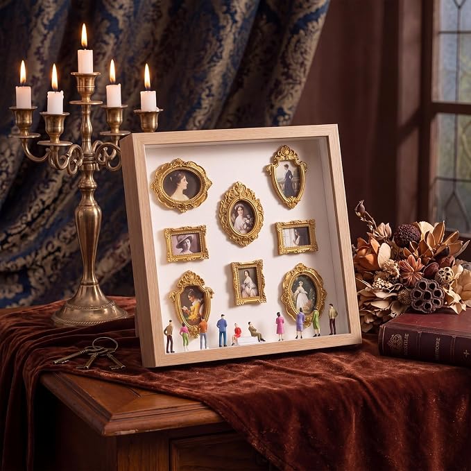 Lineshading DIY Mini Silhouette Shadow Box Museum Frame Kit - Image 2