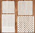 4PCS Dots Stencil 4 Sizes Polka Dot Stencils Painting Template Reusable Plastic by Unknown