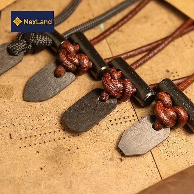 FNL Ceramic Fire Starter Necklace Leather Cord