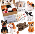 Mayboos 6 Pcs Needle Felting Kit, Animal Needle Felting Beginner Kits Wool Felt by Mayboos