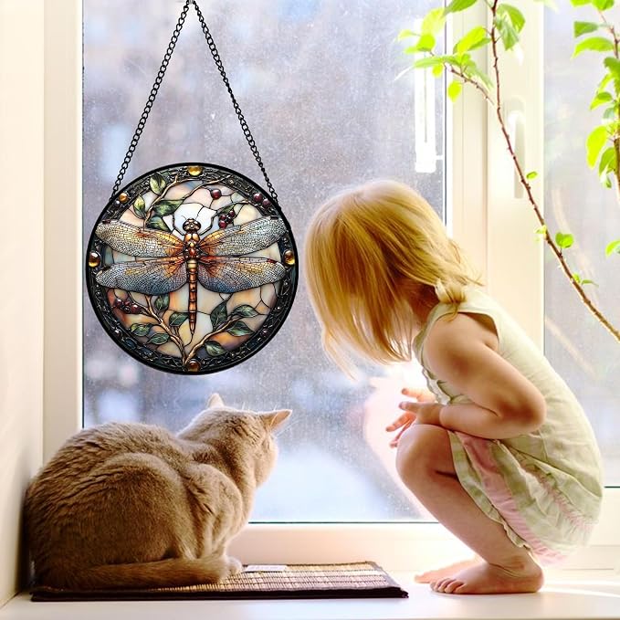 DASTOLL Stained Glass Window Hanging - Image 2