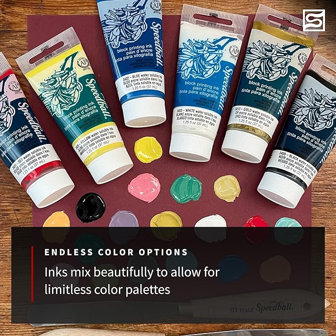 Speedball Art Products Company 003600 003600 150cc Water Soluble Block Ink Black - Image 5