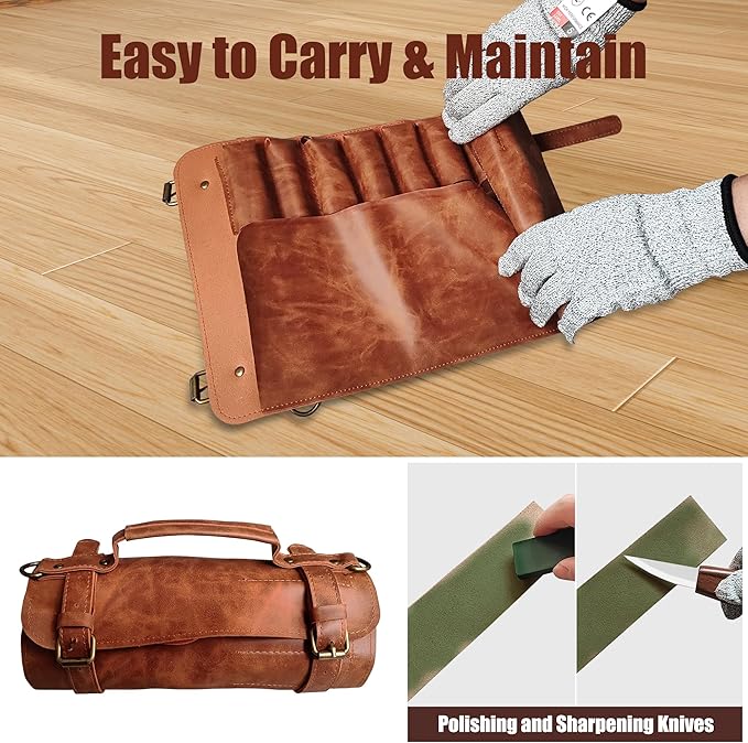 ZGROCK Wood Carving Kit Deluxe Whittling Knife Set 18PCS Wooden Carving Tools with Large PU Leather Case for Beginner Carpenter Experts