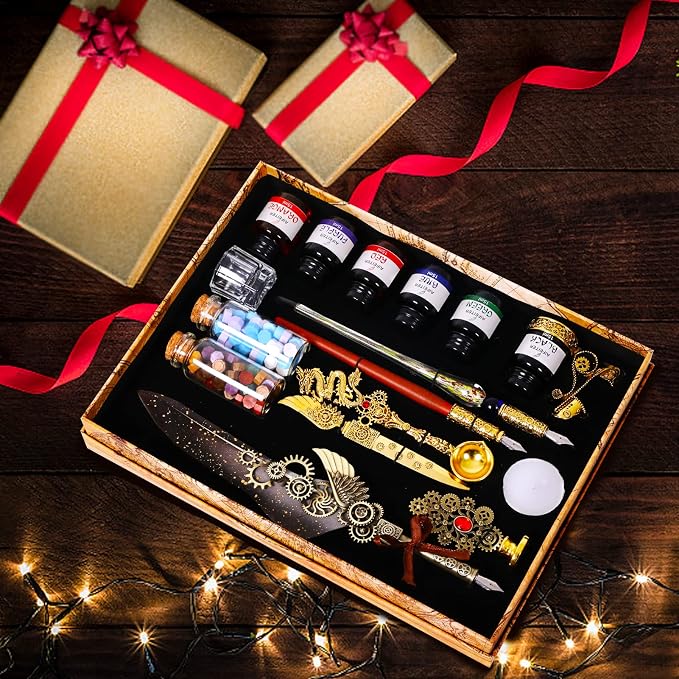 Aifeiter Feather Pen Ink Set - Image 7