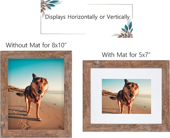 Califortree Rustic Brown 8x10 Picture Frame - Image 3