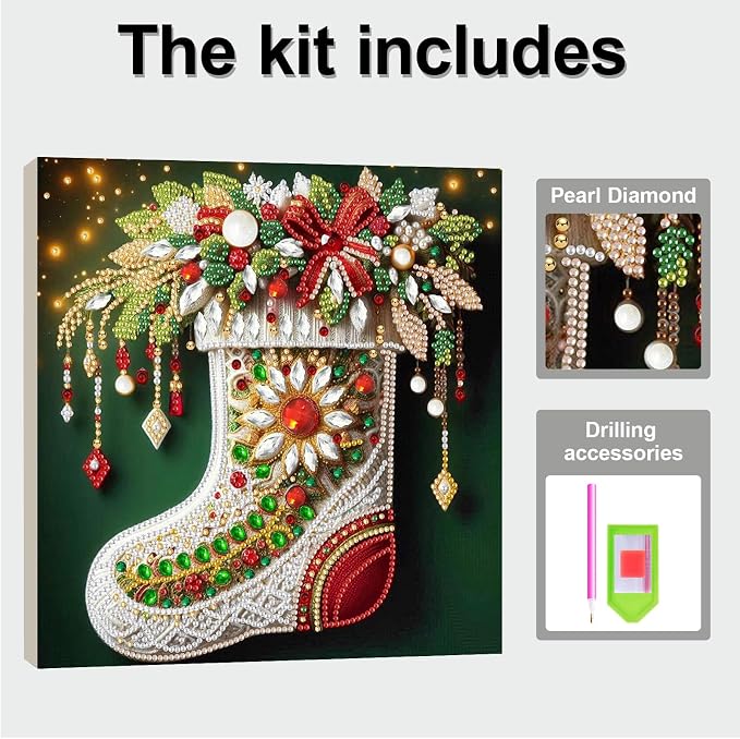 POETRYDRAW Pearl Diamond Art Painting Kit - Image 8