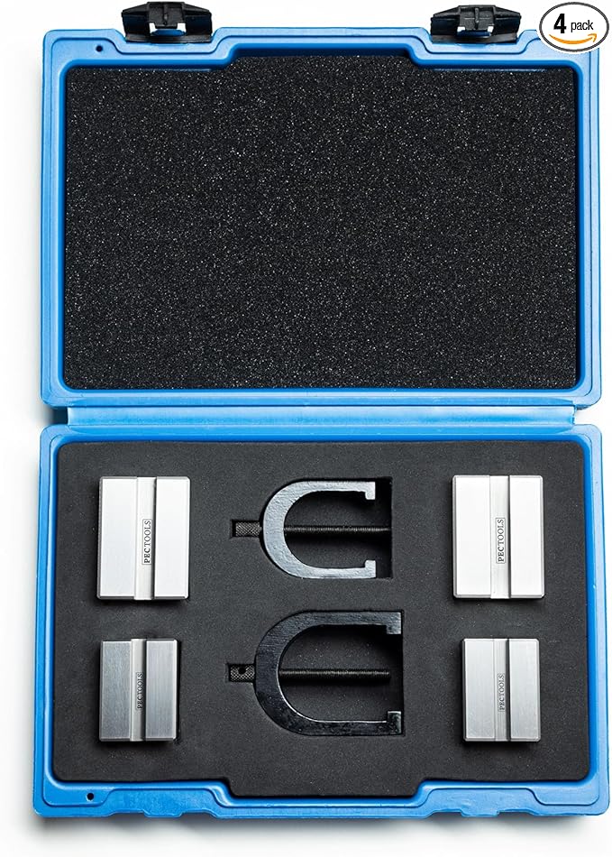 PEC Tools Precision V-Block and Clamp, 1-5/8", Made in USA