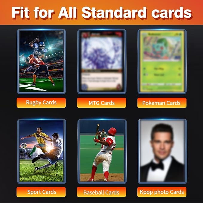 2000 Card Sleeves, Hard Plastic Card Protectors - Image 5