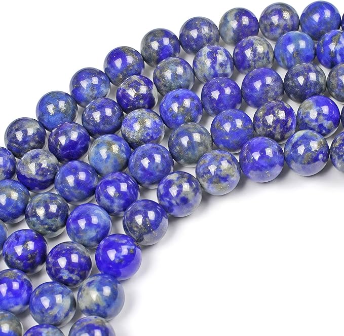 MJDCB Natural Lapis Lazuli Gemstone Loose Beads Round 4mm Energy Stone Healing - Image 5