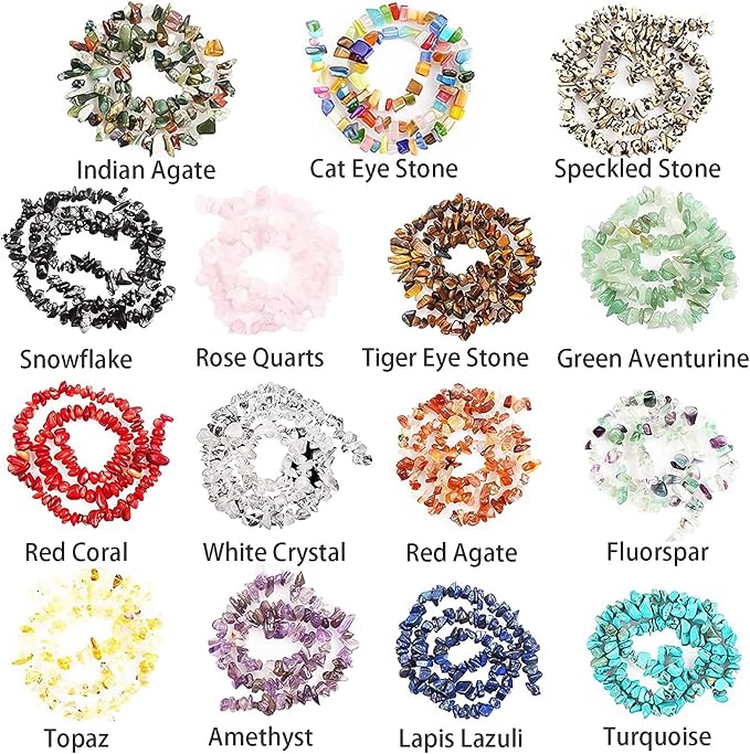 Big Natural Chip Stones for Bracelet - Image 4