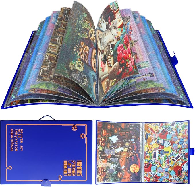 HXMARS Puzzle Storage Folder for 1000-Pieces: Large Capacity Jigsaw Puzzles by HXMARS