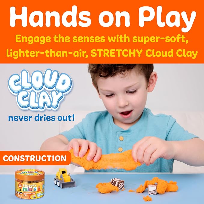 Creativity for Kids Sensory Minis Construction Kit | Cloud Clay Sensory Toy - Image 2