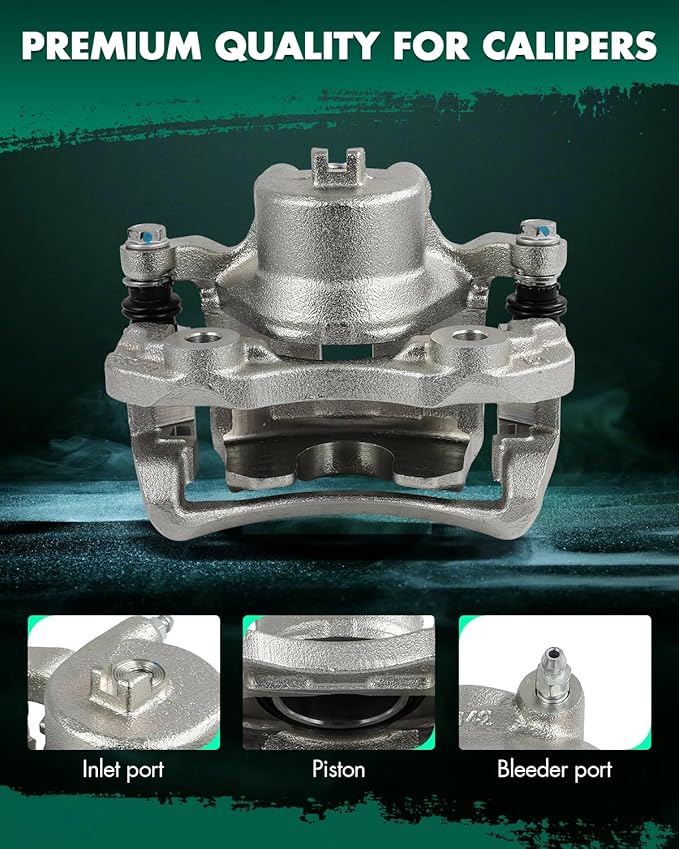 SCITOO Front Left Brake Caliper With Bracket 19B2618 Compatible For Nissan For Sentra 2000-2006