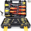 Magnetic Screwdrivers Set with Case, Amartisan 72-piece Includs Slotted, Phillips, Hex, Square, Pozidriv,Torx Bits and Insulated Screwdriver Set (1000V), Tools for Men