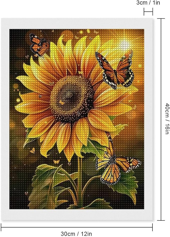 Naykow Diamond Painting Drills Sunflower Diamond Painting Sunflower Diamond Art - Image 3