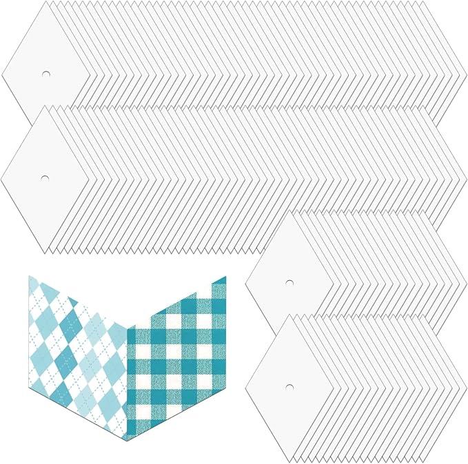 400 PCS Paper Piecing 1.5", Diamond Quilting Templates by Neworkg