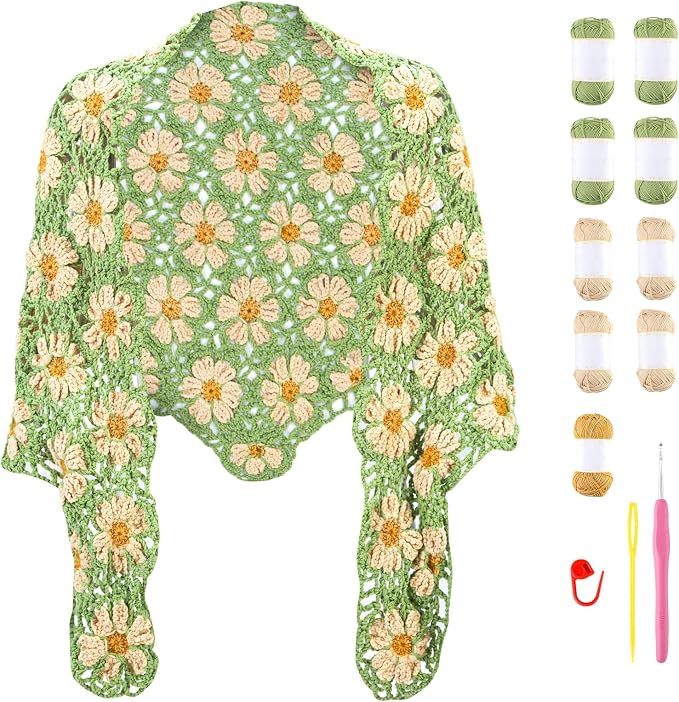 Noocro Crochet Kit for Intermediate or Advanced Levels, Complete Craft Kit for by Noocro