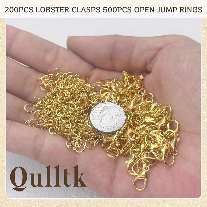 700Pcs Lobster Claw Clasps and Open Jump Rings Set, Lobster Clasps - Image 3
