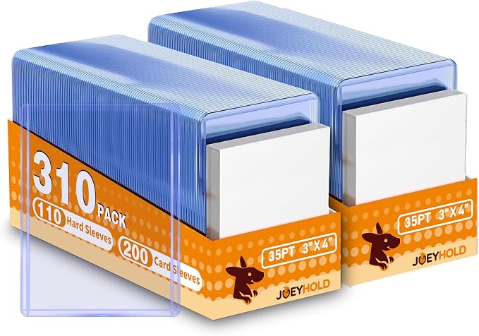 620 Card Sleeves Top Loaders for Cards, Premium Plastic Baseball Card Sleeves by Unknown
