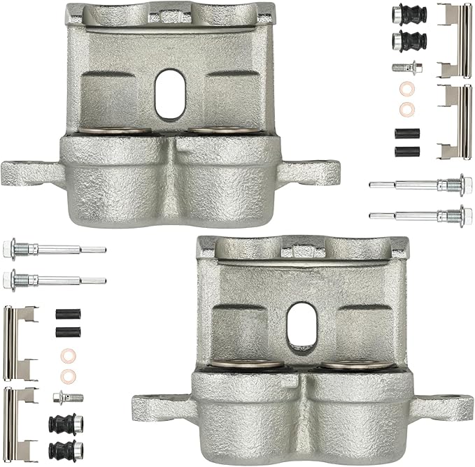 Torchbeam Brake Calipers Set for Chevrolet Silverado 1500 1999-2006, Chevrolet Silverado 2500 HD 2001-2010, GMC Sierra 1500 1999-2006, Chevrolet Tahoe, Front or Rear Calipers Replace # 184728+184729